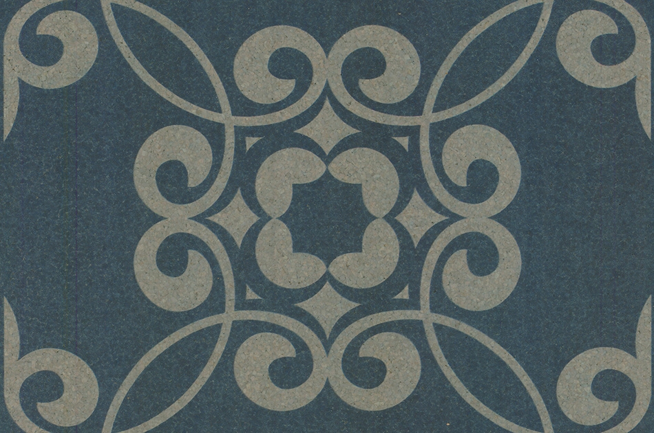 110 023 92 Пробковая настенная плитка Mosaic Mix Blue GRANORTE StoryWall - Вид №1