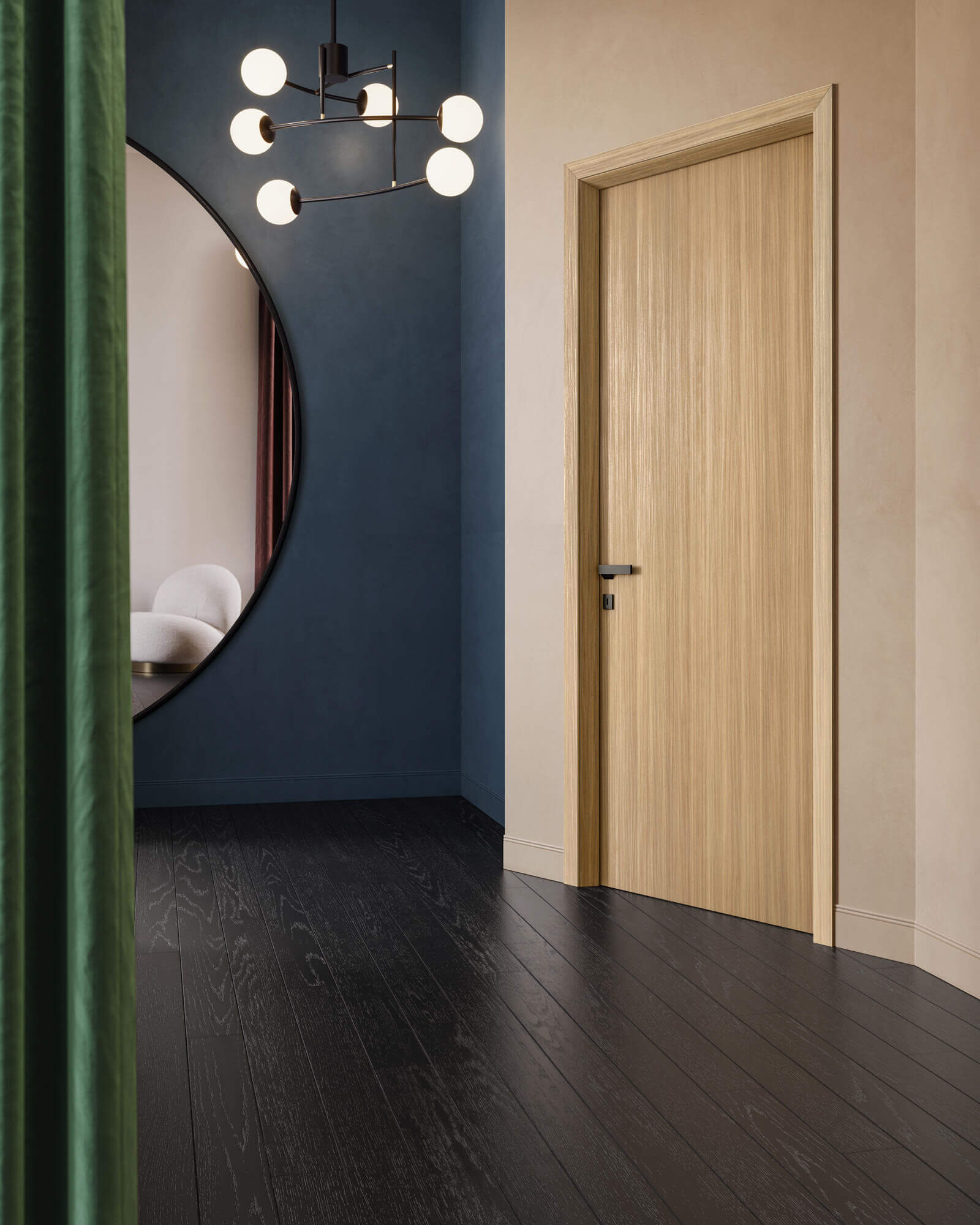 Деревянная отделка ламинат распашная дверь GIDEA Climb ARCH-00151692 - Вид №6