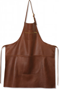 10622454 Dutchdeluxes Фартук натуральная кожа с молнией, коричневый Кожа натуральная