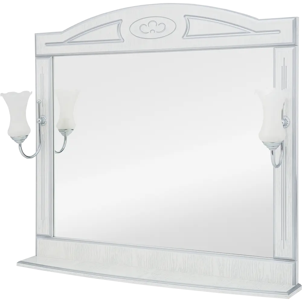 Зеркало «Луиза» 105 см цвет белое серебро Santreyd STLM-2103509 - Вид №1