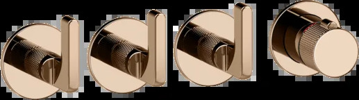 Смеситель для душа 58336 030 Gessi Inciso МЕДЬ PVD