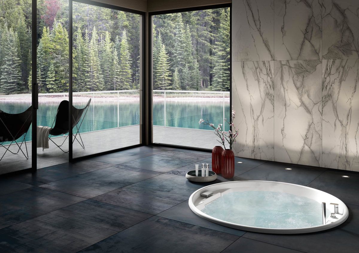 Встраиваемая круглая ванна с гидромассажем Albatros THEA ARCH-00057121 - Вид №1