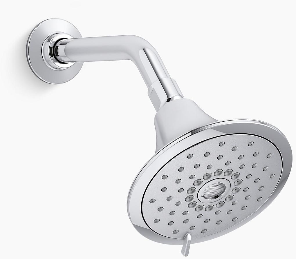 KOHLER Многофункциональная насадка для душа Forté 2,5 галлона в минуту с технологией всасывания воздуха Katalyst K-22169-BV  - Вид №1