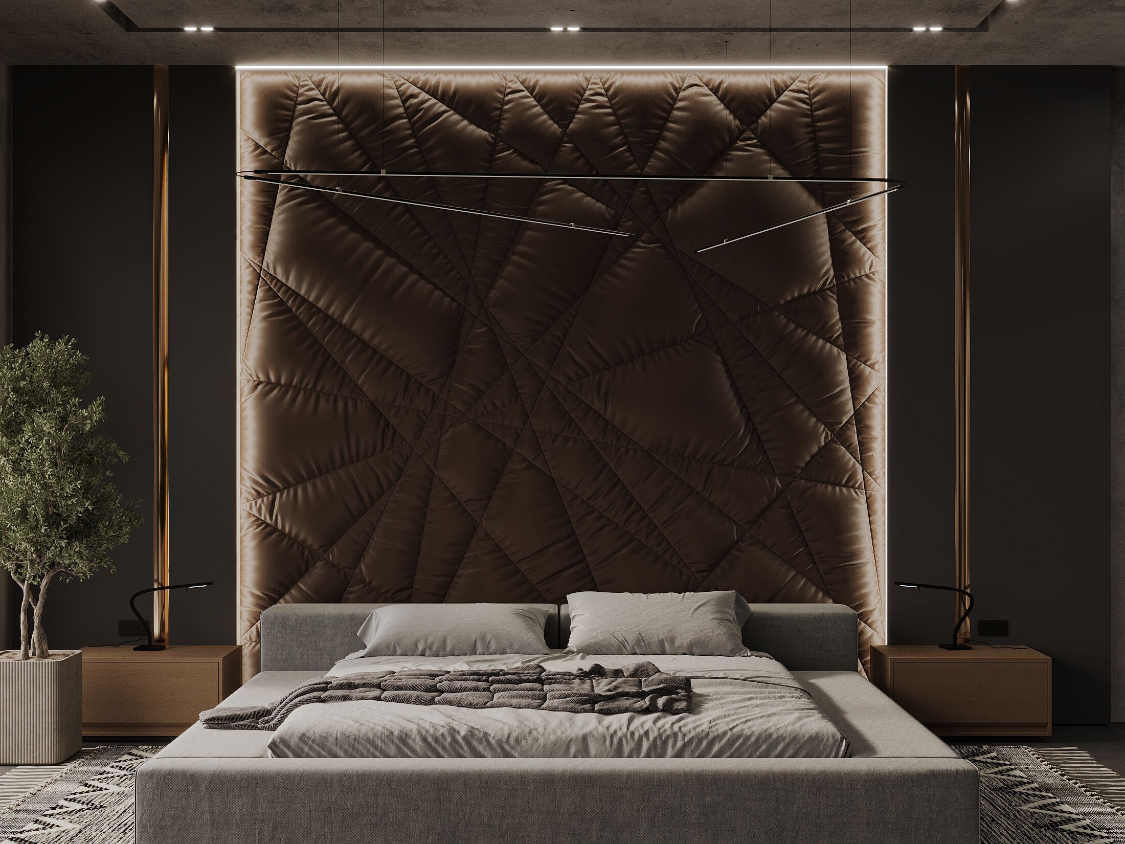 Трехмерная декоративная гипсовая панель WallDeco REVERIE ARCH-00079423