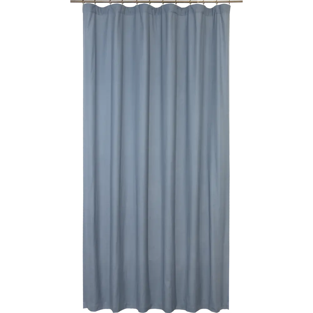Штора на ленте Louni 200x280 см цвет серо-синий 82489443 STLM-2205945 INSPIRE 