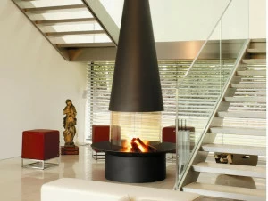 Focus creation Центральный подвесной камин Filiofocus