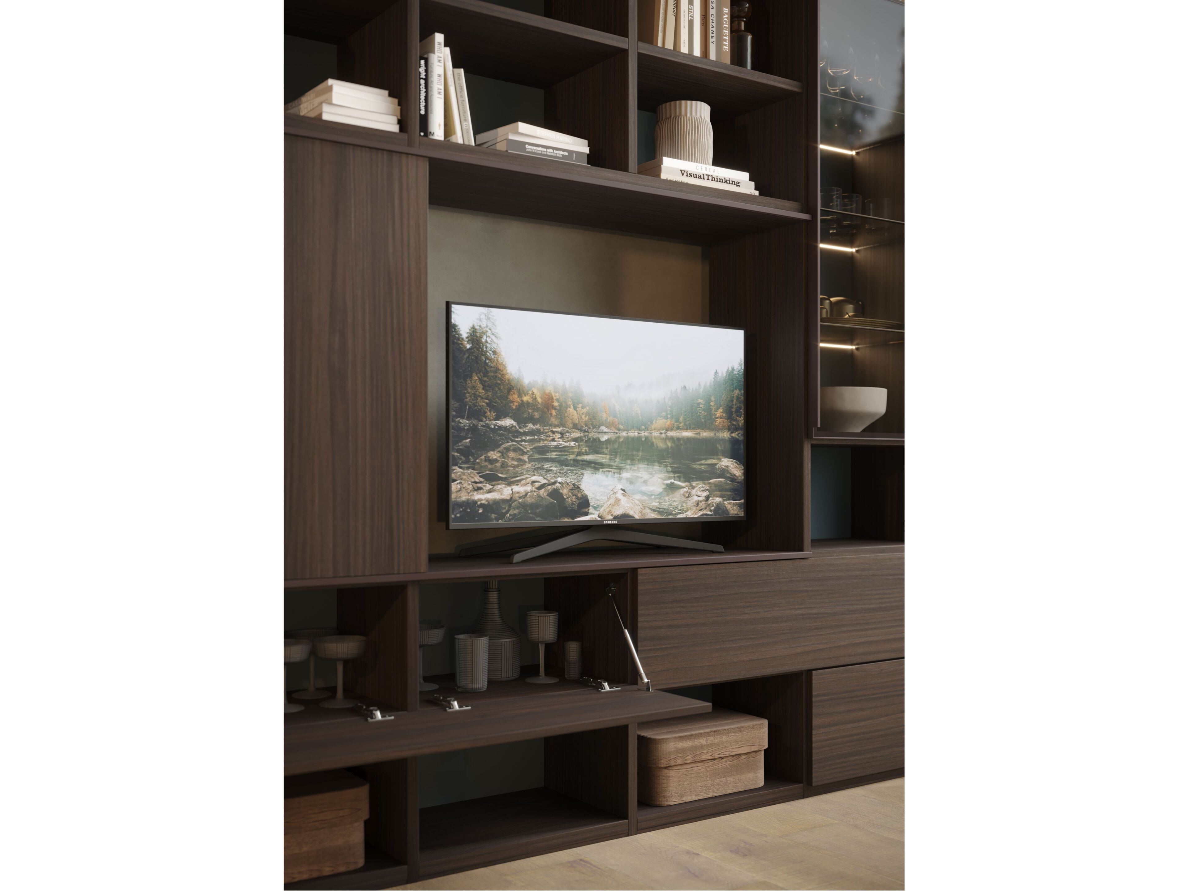 Оборудованная стена Giessegi день за днем ARCH-00038246 - Вид №1