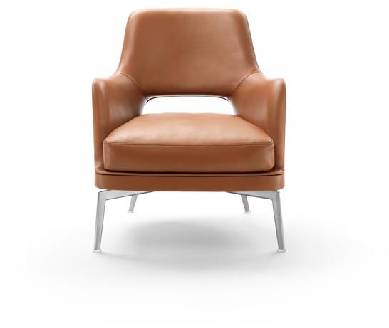 Flexform Кожаное кресло с подлокотниками sun-id-1452652 - Вид №1