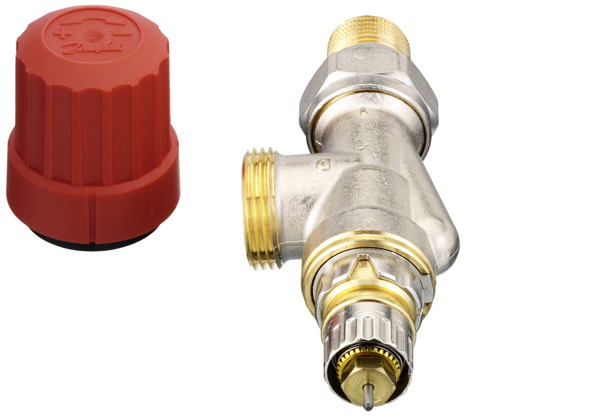 Danfoss Клапан RTR-N/RA-N для двухтрубной системы отопления RTR-N 15 Кл. т-рег. Угл. трехос, лев. 013G7022  - Вид №28