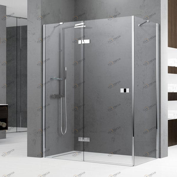 Novellini. Душевой уголок 140x90 см 2P+F с профилем GALA 1 GALA12P140S1KGALA1F901KGALA12P140D1KGALA1F901K