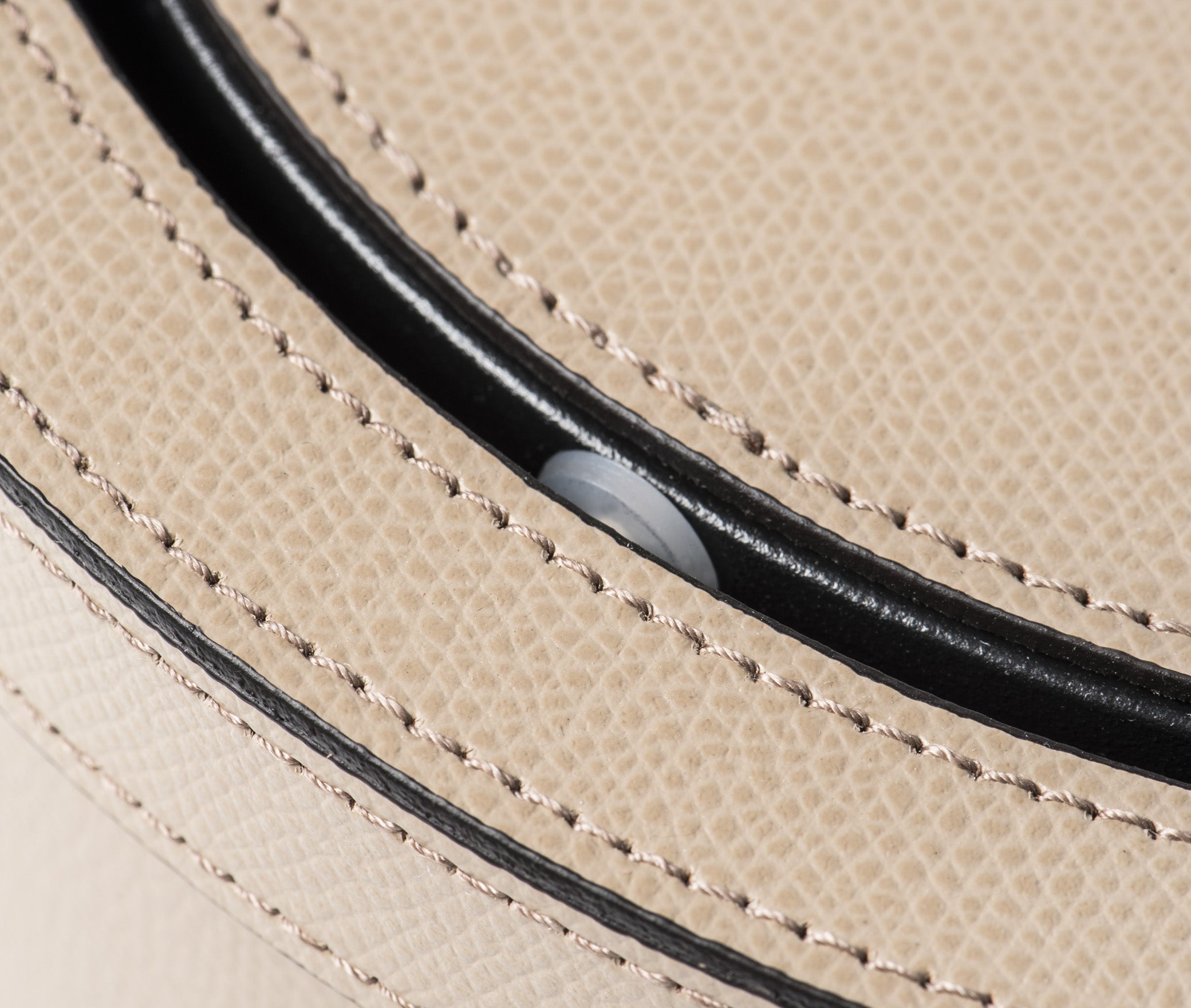 Контейнер с наклонной крышкой - Ø 21,5XH32,5 см / зернистая кожа_coffee Pinetti 00.0328.029.015 - Вид №2