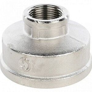 Муфта переходная ВВ 2х3/4" никель STOUT