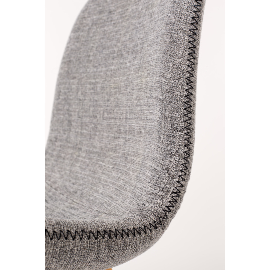 Стул Lester светло-серый White Label Living 1100334 - Вид №7