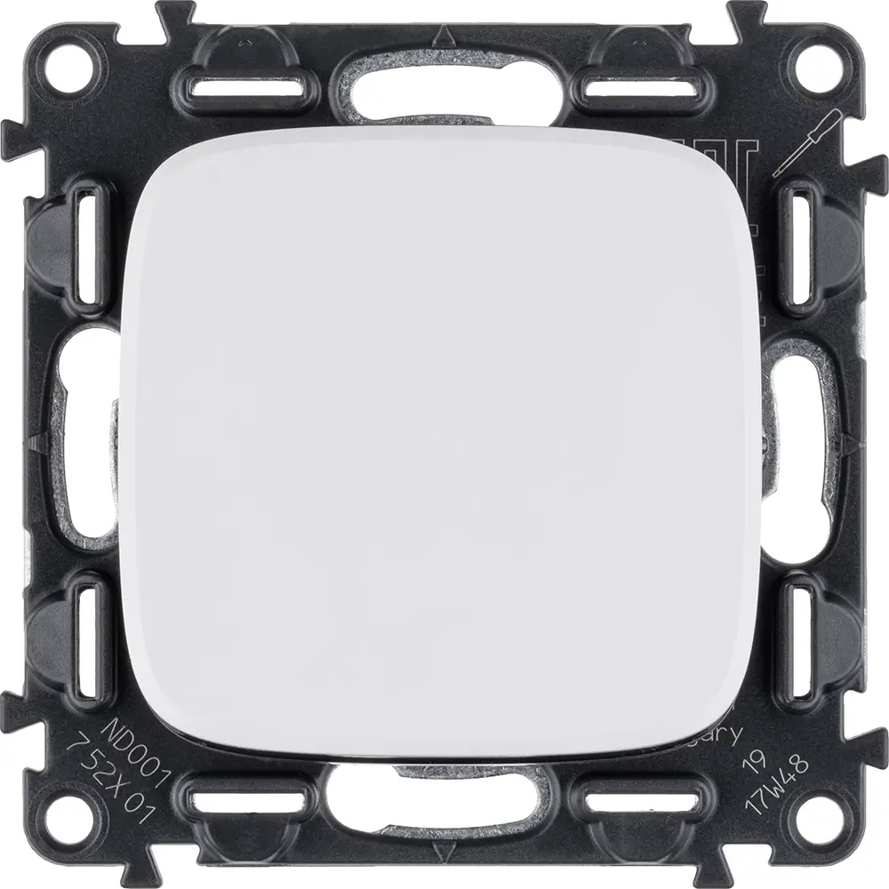 Valena ALLURE.Выключатель 10АХ 250В с лицевой панелью.Безвинтовые зажимы.Белый legrand VALENA LIFE/ALLURE STLM-2038409