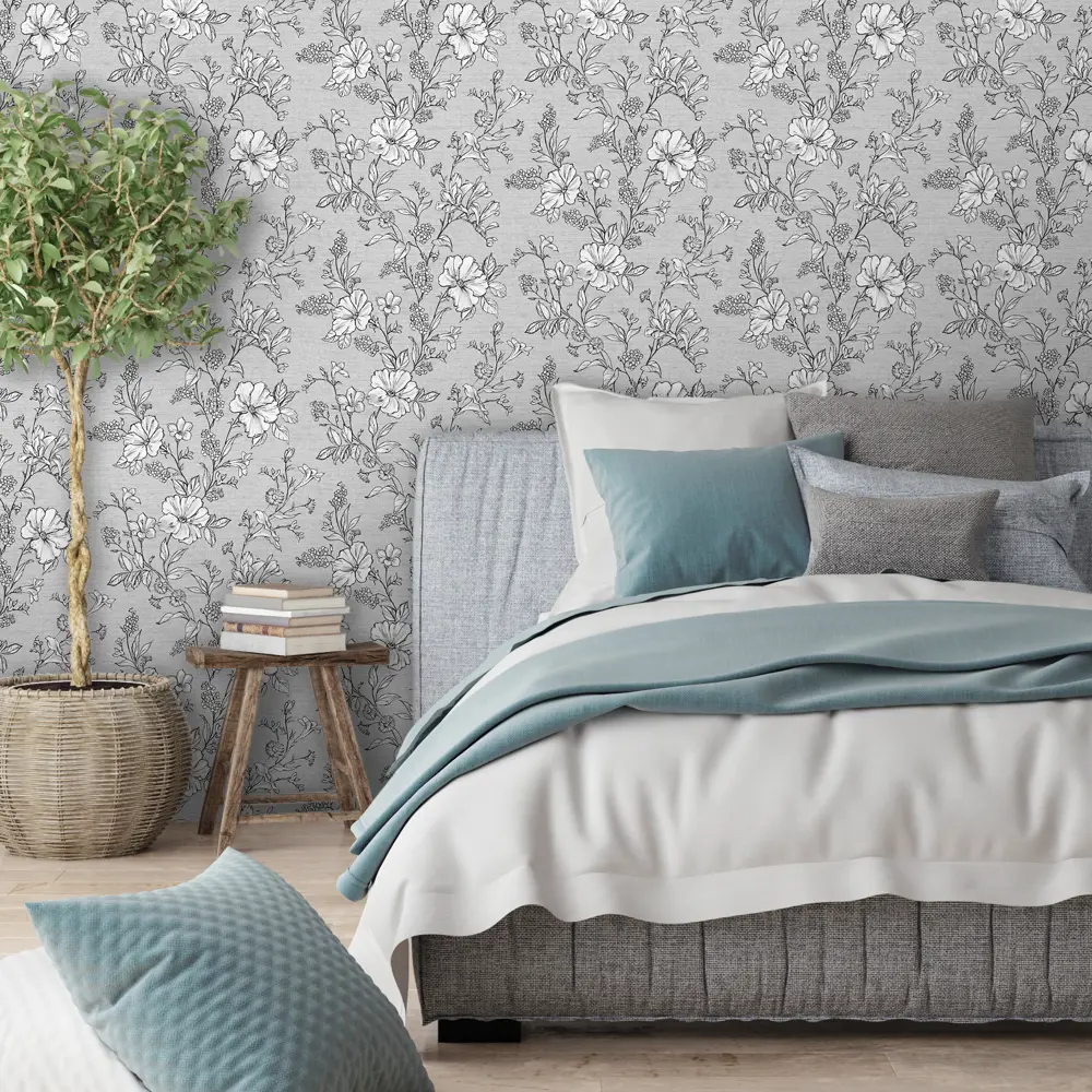 Обои флизелиновые Ateliero Provance серые 1.06 м 889097 STLM-2072733 - Вид №2