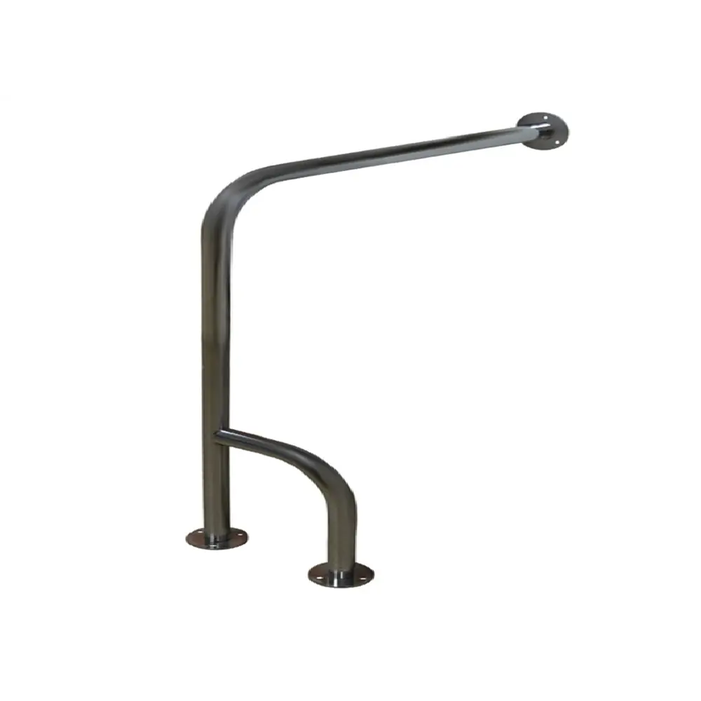 Поручень стена-пол Г-образный 80x70 см левый Santreyd Без серии STLM-2207331