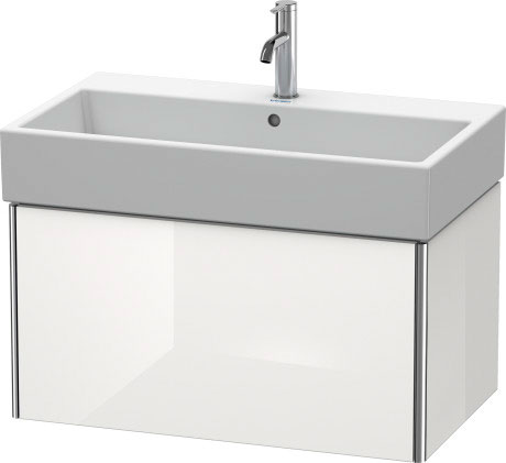 XS409504949 Тумбочка подвесная XSquare #XS4095 784 x 460 мм Графит матовый, декор Duravit - Вид №2