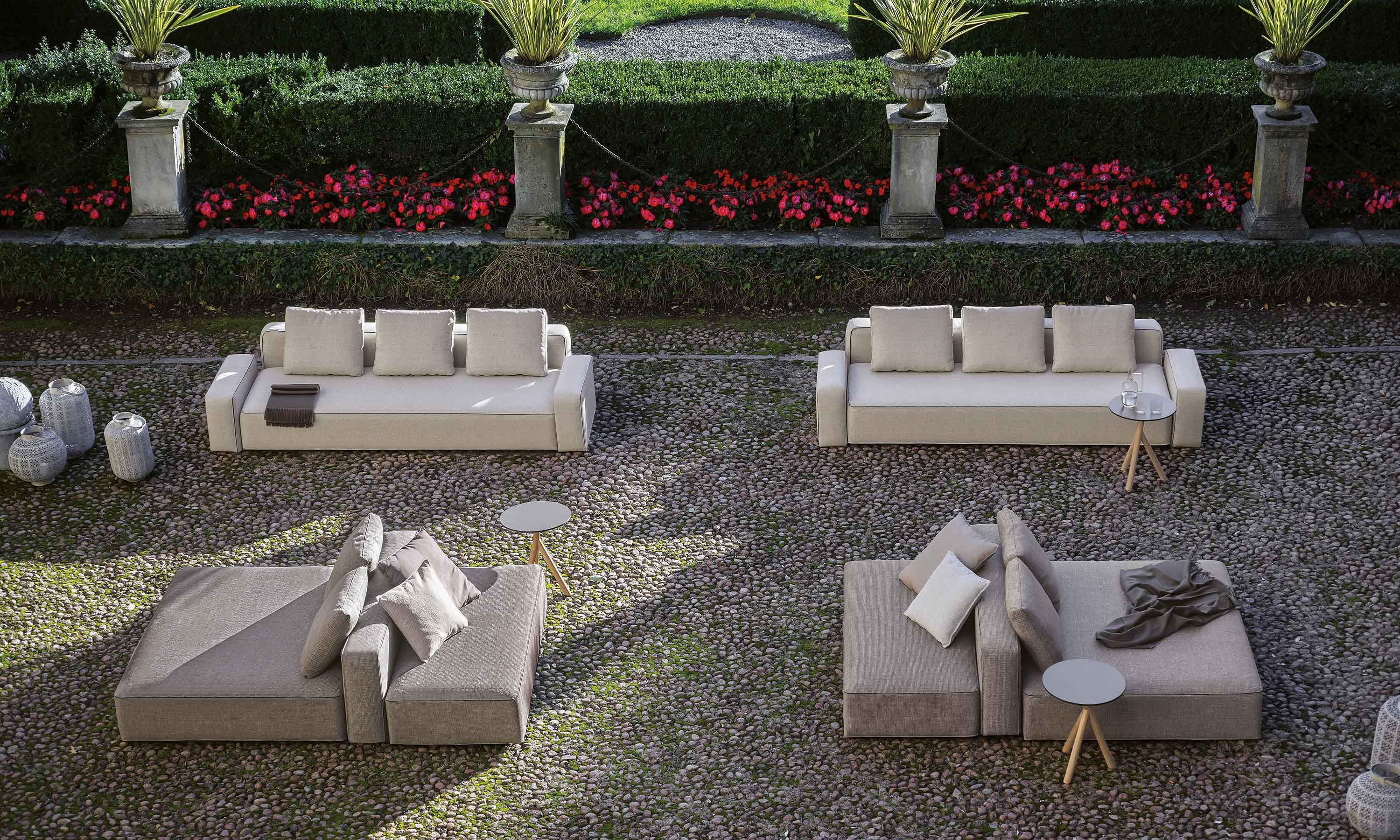 2-местный тканевый садовый диван RODA ARCH-00110366 - Вид №2