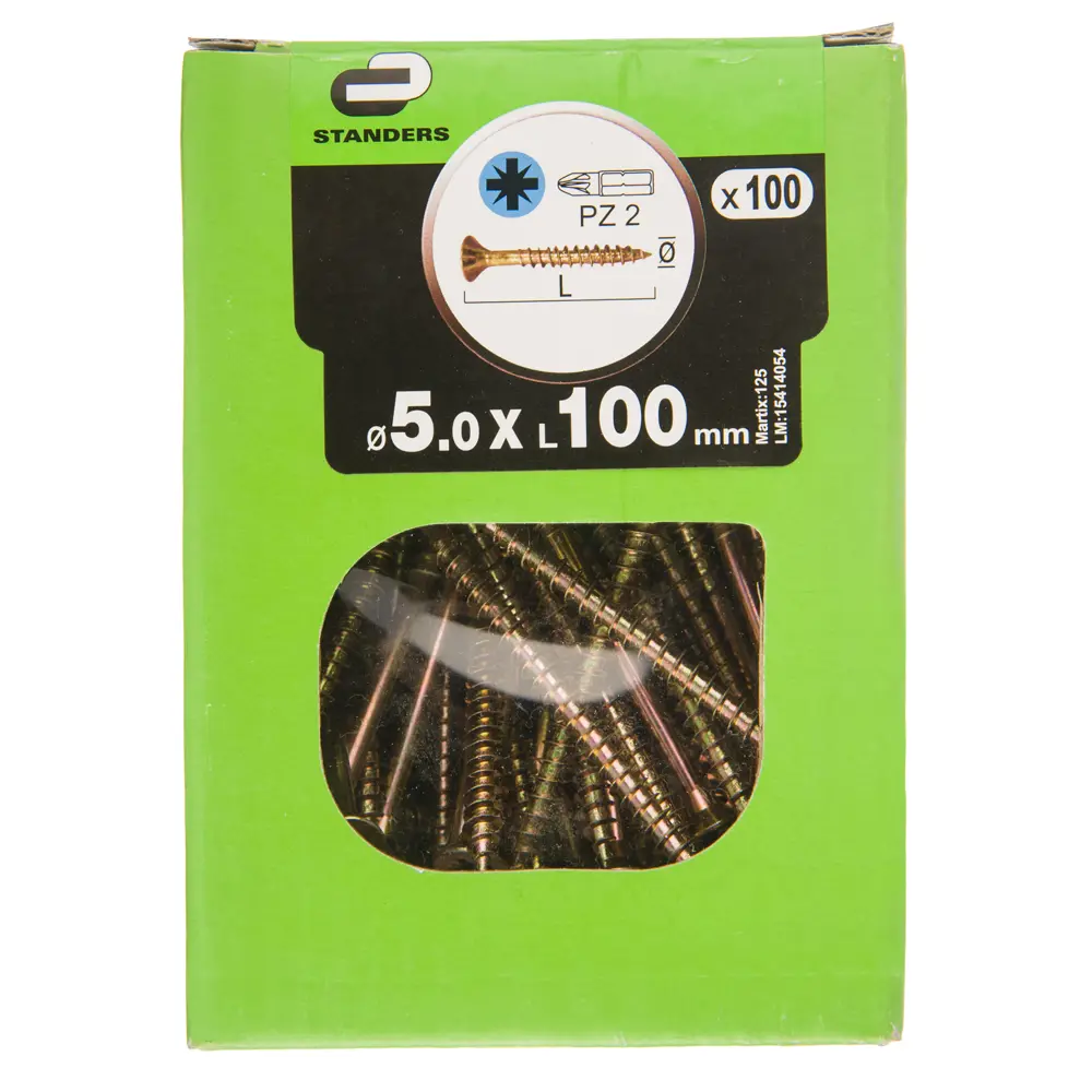 Саморезы универсальные Standers 5х100 мм цвет жёлтый, 100 шт STLM-2010976 - Вид №2