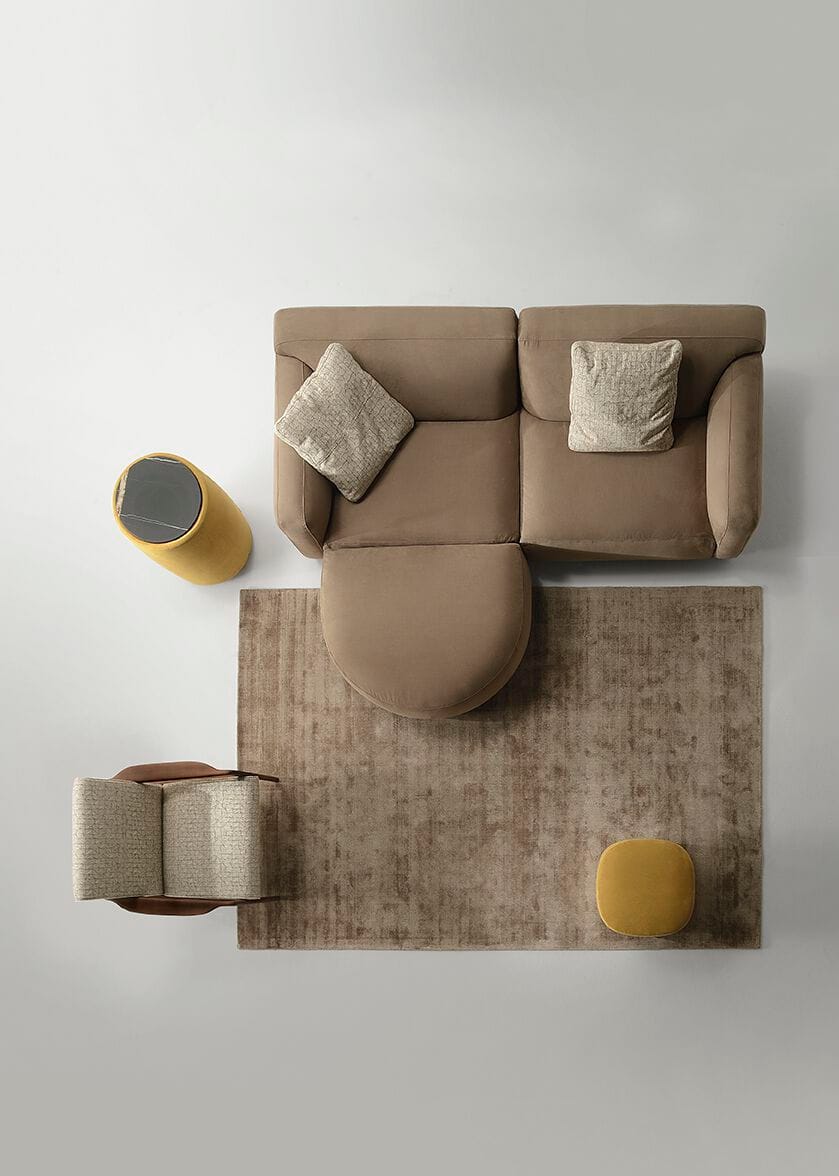 Тканевый диван с полуостровом CTS SALOTTI Багутта ARCH-00051142 - Вид №2