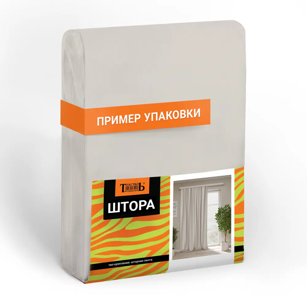 Штора на ленте блэкаут Счастье 200x310 см цвет экрю 89447046 STLM-2121835 Santreyd  - Вид №6