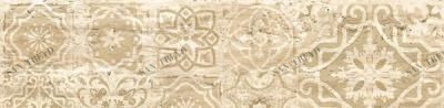 Граните Стоун Травертин декор беж структурированная 1200x295 Керамика Будущего sun-id-324138
