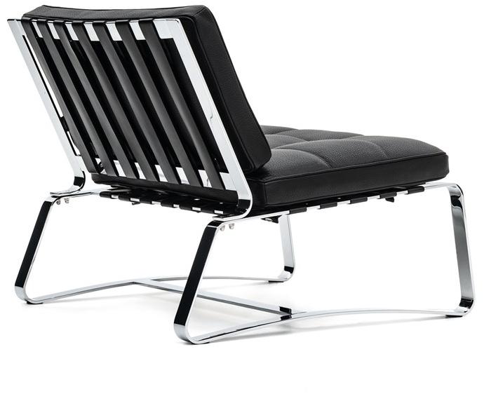 Minotti Стеганое кожаное кресло-санки sun-id-1351838 - Вид №1