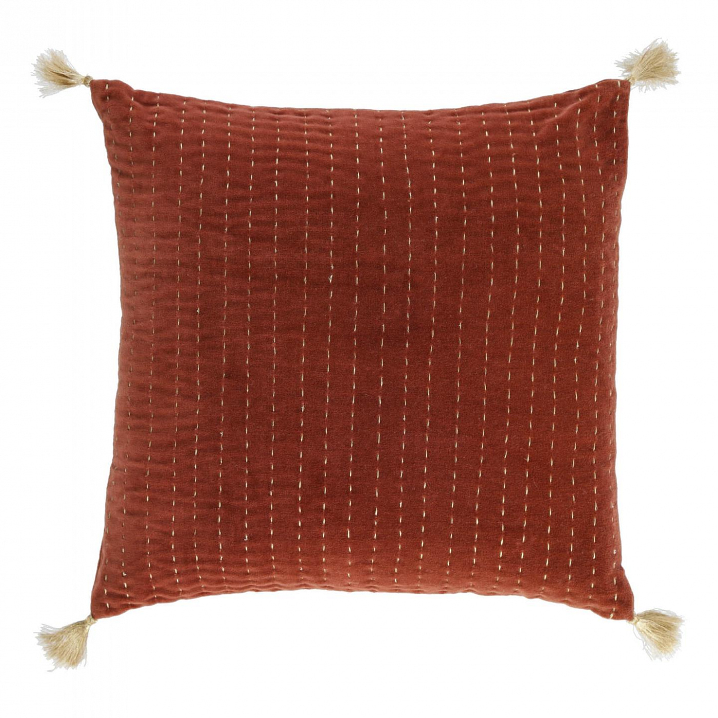 095750 Вельветовый чехол бордовый 45 x 45 см La Forma Berenice - Вид №1