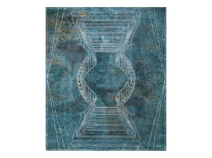 Прямоугольный ковер ручной работы