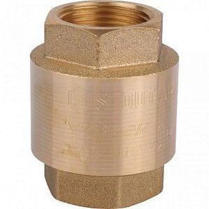 Клапан обратный STOUT 3/4" (пластиковое седло) пружинный