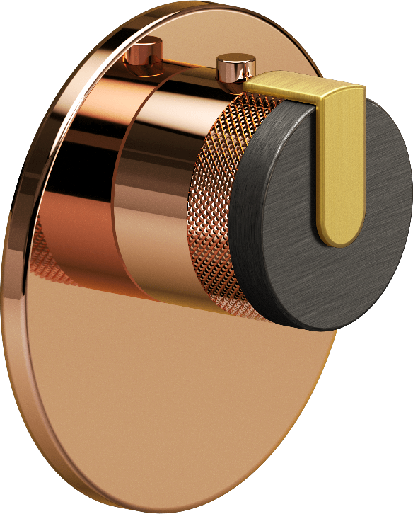 E-8027-R1BOXE-L1BAU-RG-T Термостатический переключатель 3/4-Внешняя часть GRAFF MOD+