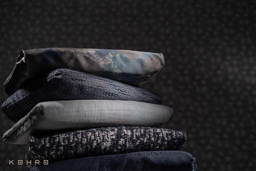 KOHRO Хлопковая ткань с графическими мотивами A gong on the river Kr064951  - Вид №4