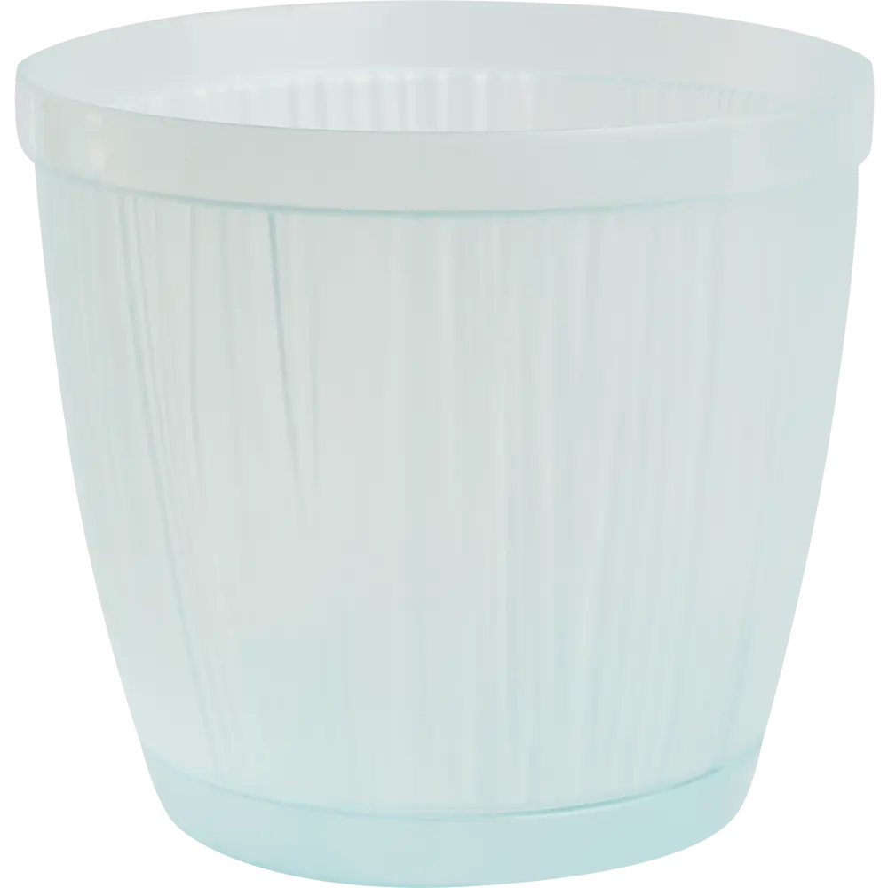 Горшок цветочный Barcelona ø15.5 h14 см v1.8 л пластик голубой INGREEN STLM-2107995