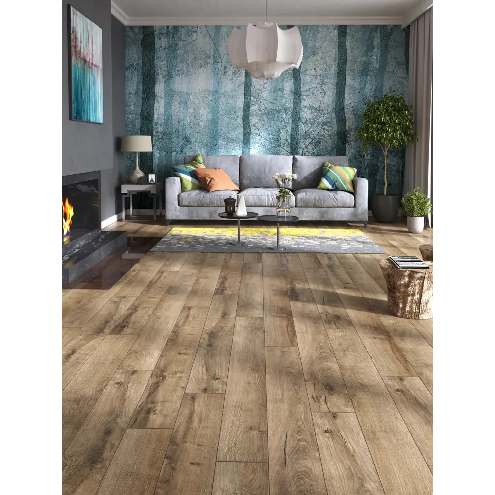 Ламинат «Дуб Марстон» 33 класс толщина 8 мм с фаской 2.057 м² Classen STLM-2012827 - Вид №7