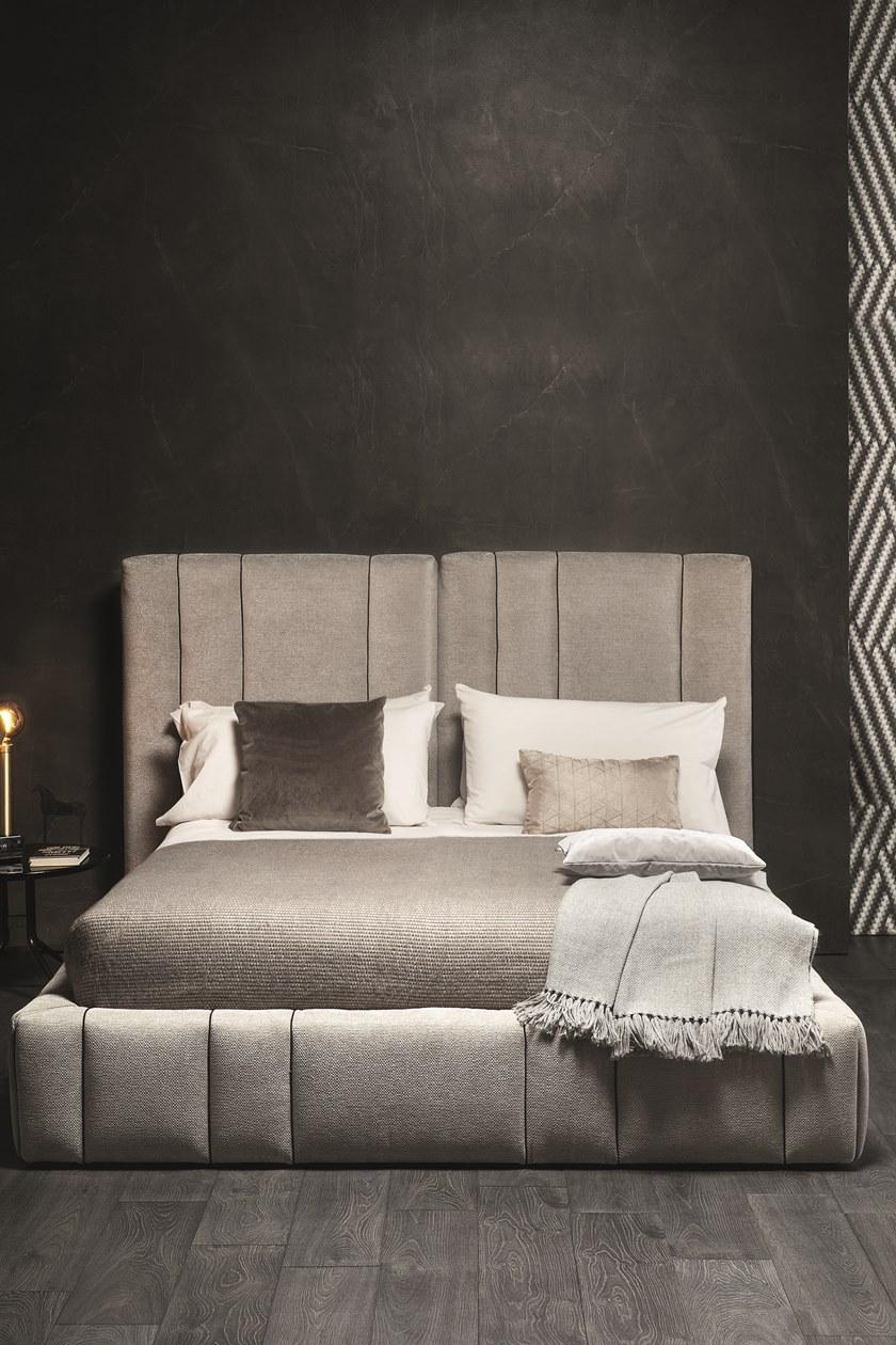 Vibieffe Кровать из ткани с мягким изголовьем 50 italo sun-id-1488722 - Вид №4