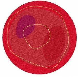 Deirdre Dyson Круглый ковер ручной работы Circular designs 25