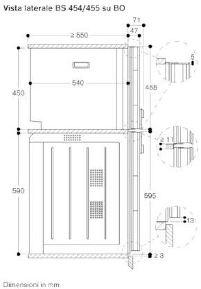 Gaggenau Комбинированная стеклянная печь Serie 400 Bs451101 - Вид №1