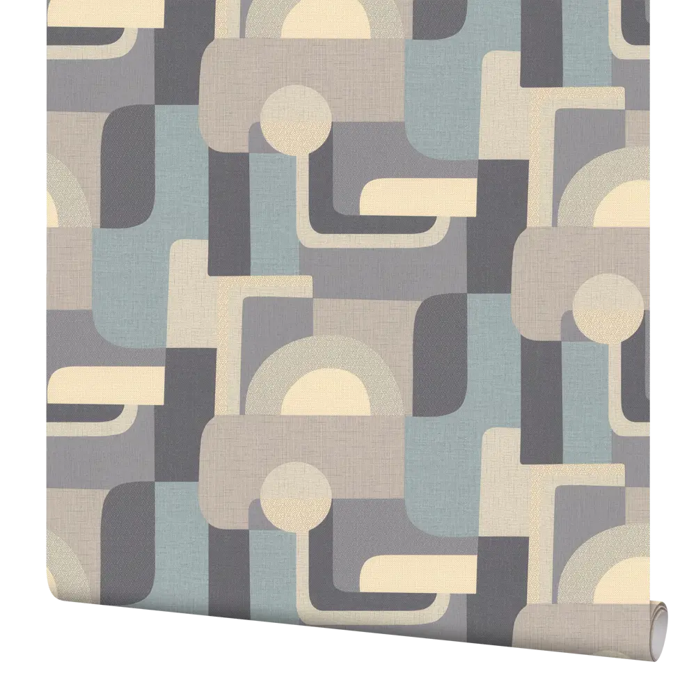 Обои Palitra Home Modern в бежево-серых тонах с абстрактным рисунком 89409480 STLM-1571419