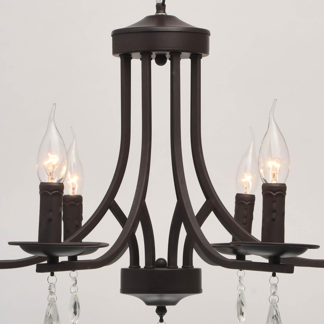 Подвесная люстра De Markt City Аманда 481013208 DE MARKT АМАНДА 187279 Коричневый - Вид №2