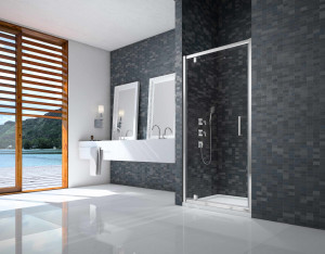 Дверь в нишу DWH07B0 Merlyn Ionic Хромированный