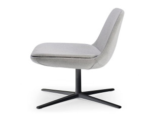 Тканевое вращающееся кресло