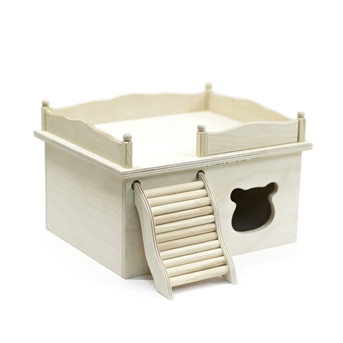 ПР0046013 Домик для грызунов Дом большой с мордочкой DoradoWooD 