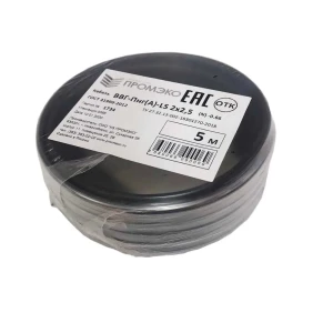 Кабель Промэко ВВГпнг(A)-LS 2x2.5 5 м ГОСТ 82552982 STLM-2168140