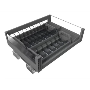 Выдвижная корзина для посуды FIRMAX 60×25×50 см, серый 89440720