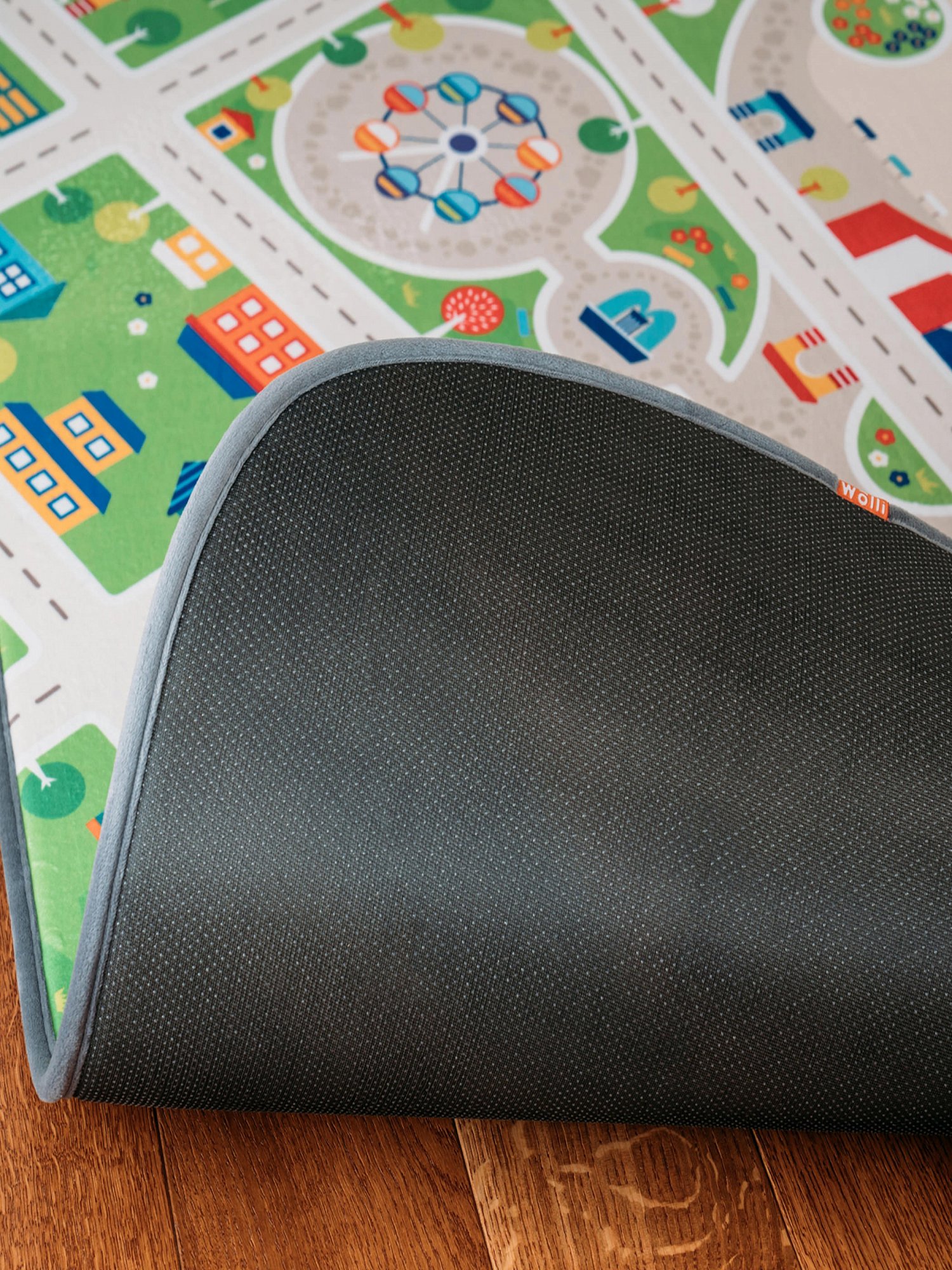 Детский игровой коврик 160х120 см "Маленький город" БЕЛЬМАРКО  351574 Зеленый Santreyd  - Вид №3