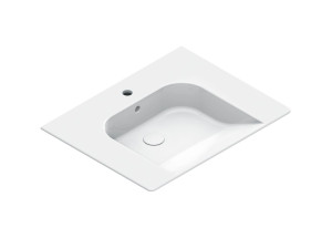 Подвесная раковина с переливом