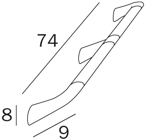 INDA® Фиксированная ручка для ванной Confort sun-id-1491041 - Вид №4