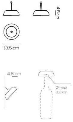 AXOLIGHT Многофункциональный переносной настенный светильник Float sun-id-1506295 - Вид №15