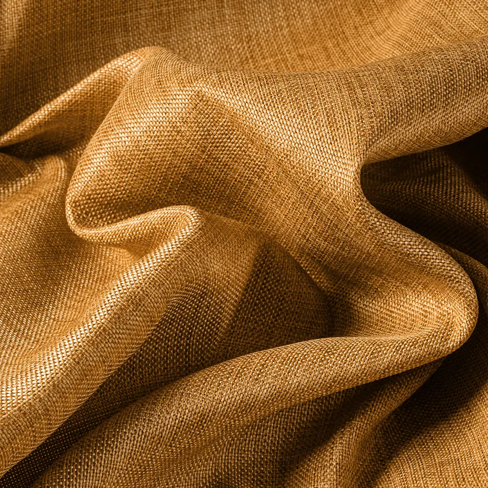 Штора на ленте со скрытыми петлями KREAFORTA Looks 200x260 см цвет темно-желтый STLM-2083643 - Вид №1