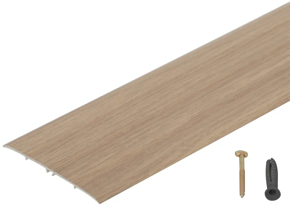 Скрытый порог Artens для бесшовных стыков напольных покрытий, бук 90 см 17854985